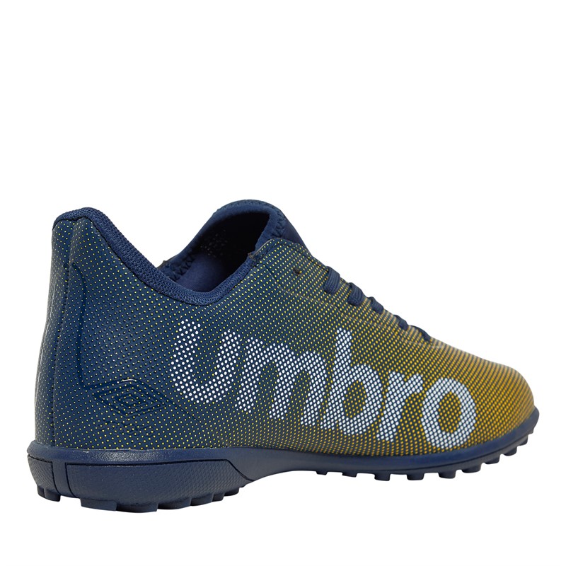 Umbro Mens Velocita Matrix 1.0 TF Astro Football Boots Poseidon/White/Blazing Yellow