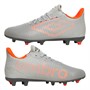 Umbro Junior Velocita Matrix 1.0 FG Fussballschuhe Nimbus Cloud/Fiery Coral/Carbon