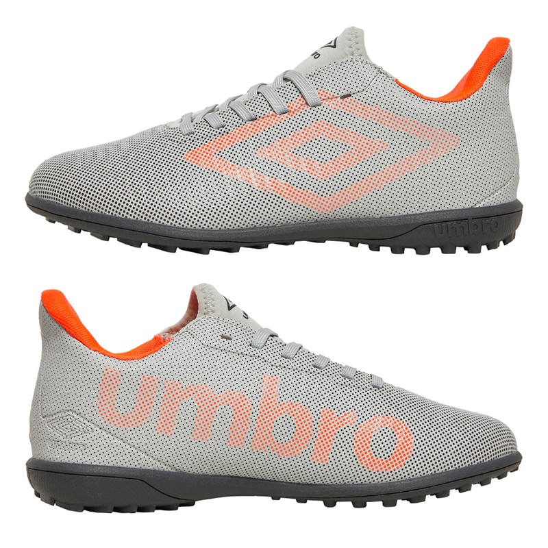 Umbro Junior Velocita Matrix 1.0 TF Astro Football Boots Nimbus Cloud/Fiery Coral/Carbon