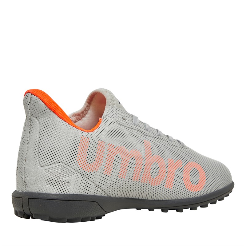 Umbro Junior Velocita Matrix 1.0 TF Astro Football Boots Nimbus Cloud/Fiery Coral/Carbon