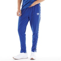 Umbro Pantalon de Survêtement en tricot à bandes Active Style Homme Bleu/Blanc