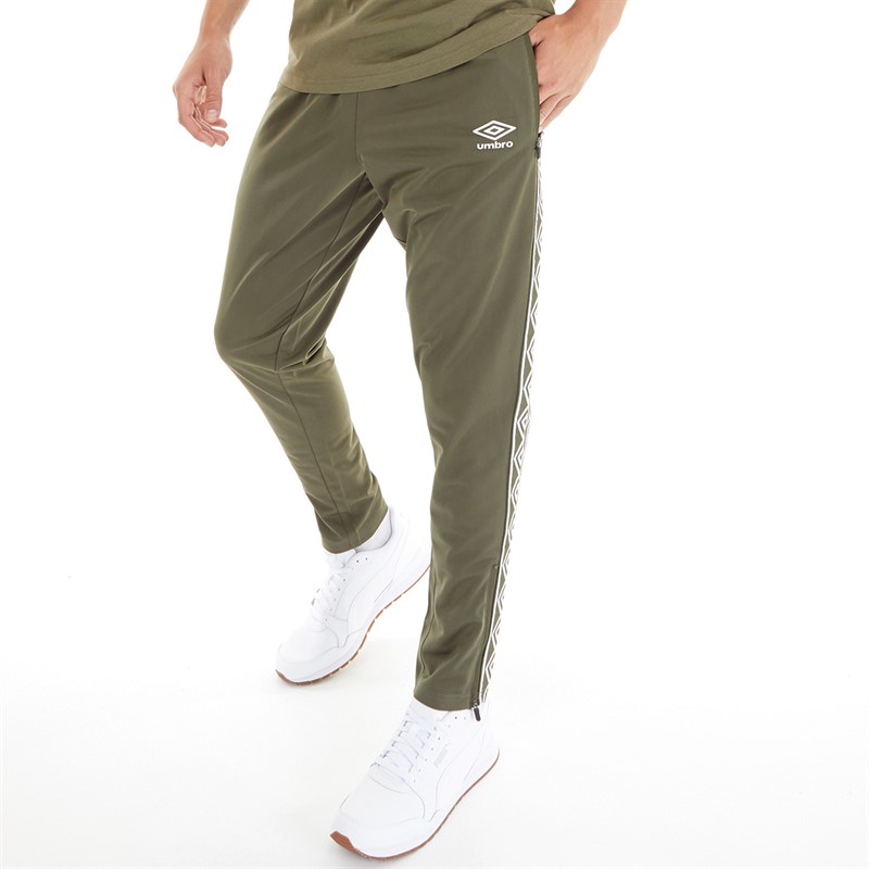 Umbro Pantalon de Survêtement Homme Active Style avec bandes - vert/blanc