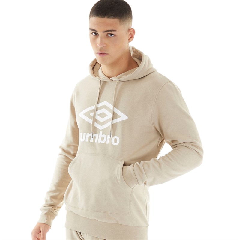 Umbro Sweat-Shirt à Capuche Homme Core Gris/Blanc