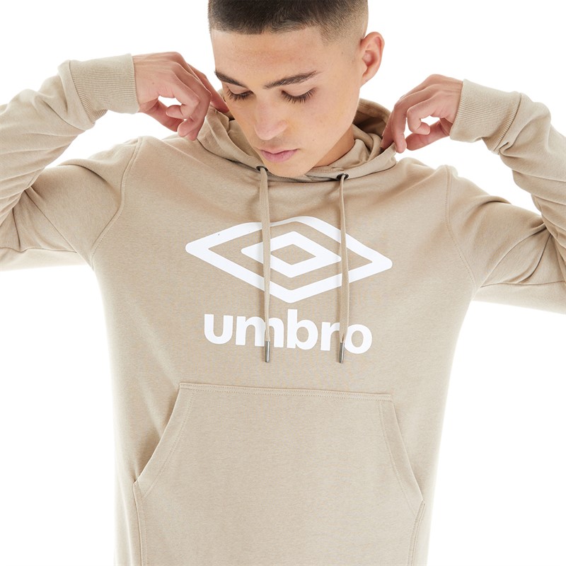 Umbro Sweat-Shirt à Capuche Homme Core Gris/Blanc