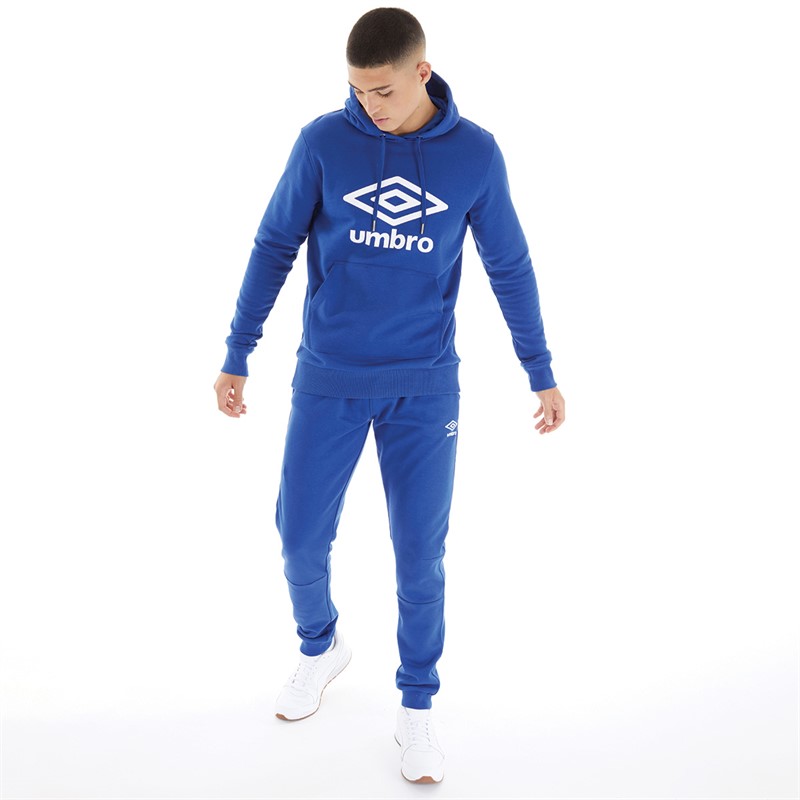 Umbro Sweat-Shirt à Capuche Core Homme bleu/blanc