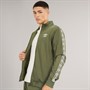 Umbro Herren Active Style Tape Trikot Volle Reißverschluss Jacke Grün/Weiß