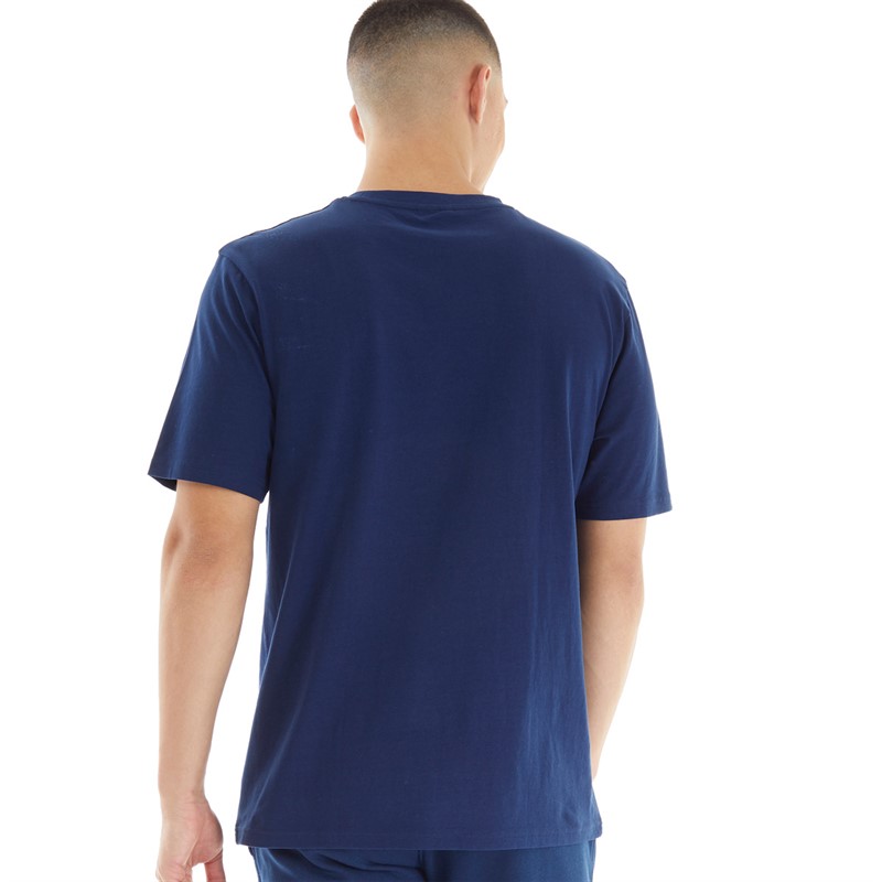 Umbro T-shirt à logo principal Homme Bleu marine/blanc