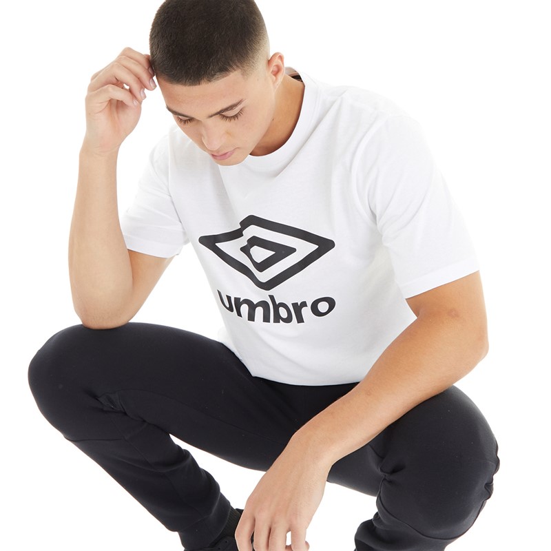 Umbro T-shirt Core Logo Homme Blanc/Noir