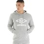 Umbro Hoodie Herren Grau Melange/Weiß