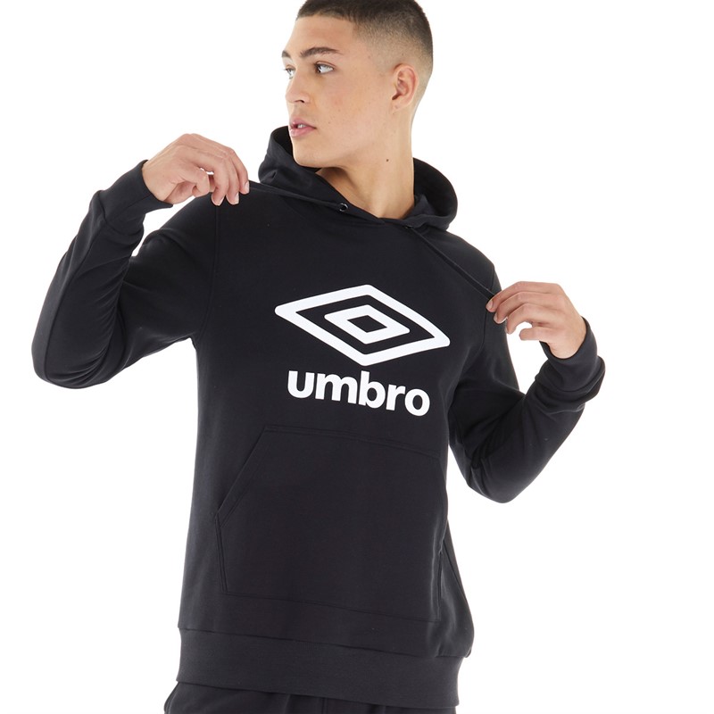 Umbro Sweat à Capuche Oh Hood Noir/Blanc Homme