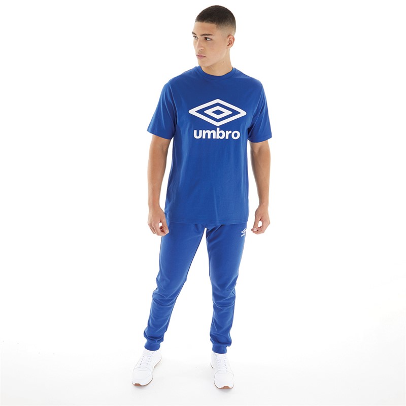 Umbro Pantalon de Survêtement Core Homme Bleu/Blanc