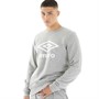 Umbro Sweatshirt Grau Melange/Weiß Herren