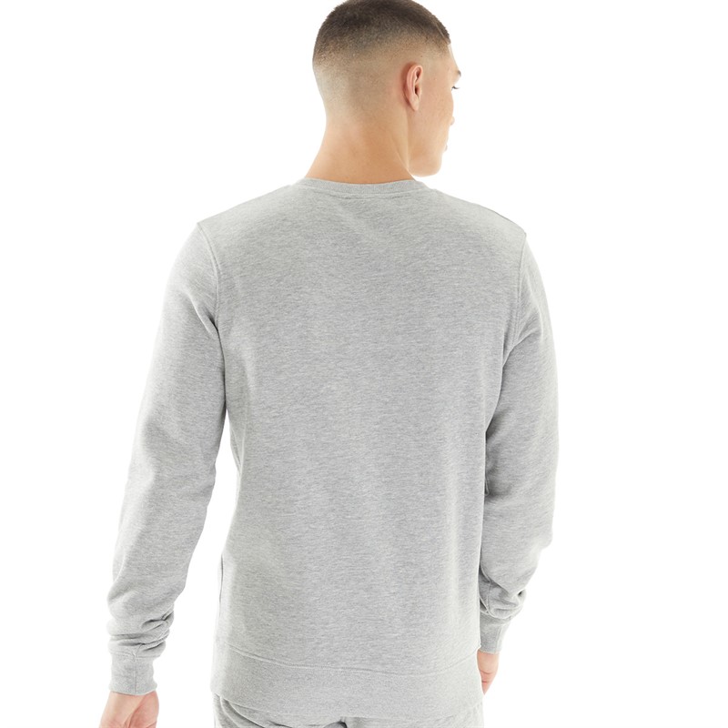 Umbro Sweat-Shirt Homme Core Gris chiné/Blanc