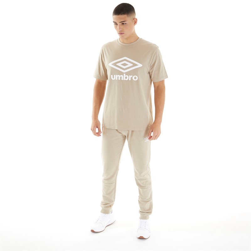 Umbro Pantalon de Survêtement Core Homme Pierre/Blanc