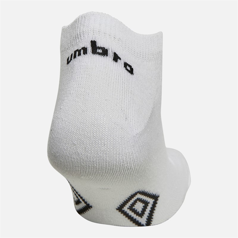 thumbnail image 2 of 12 Pairs Umbro Men's Official Trainer Liner Socks - Cotton Rich, Black, Size 6-11 2 of 4