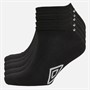 Umbro Mens Five Pack Trainer Liner Socks Black