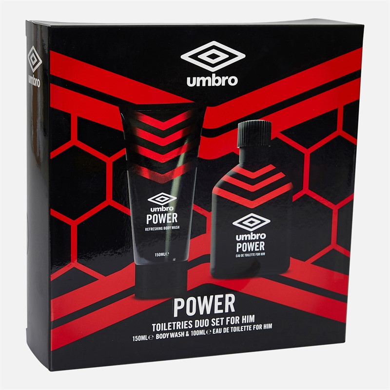 Umbro Mens Power Eau De Toilette Gift Set Multi