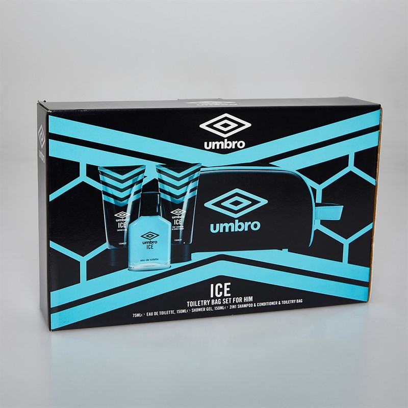 Umbro Mens Toiletry Bag Gift Set Multi