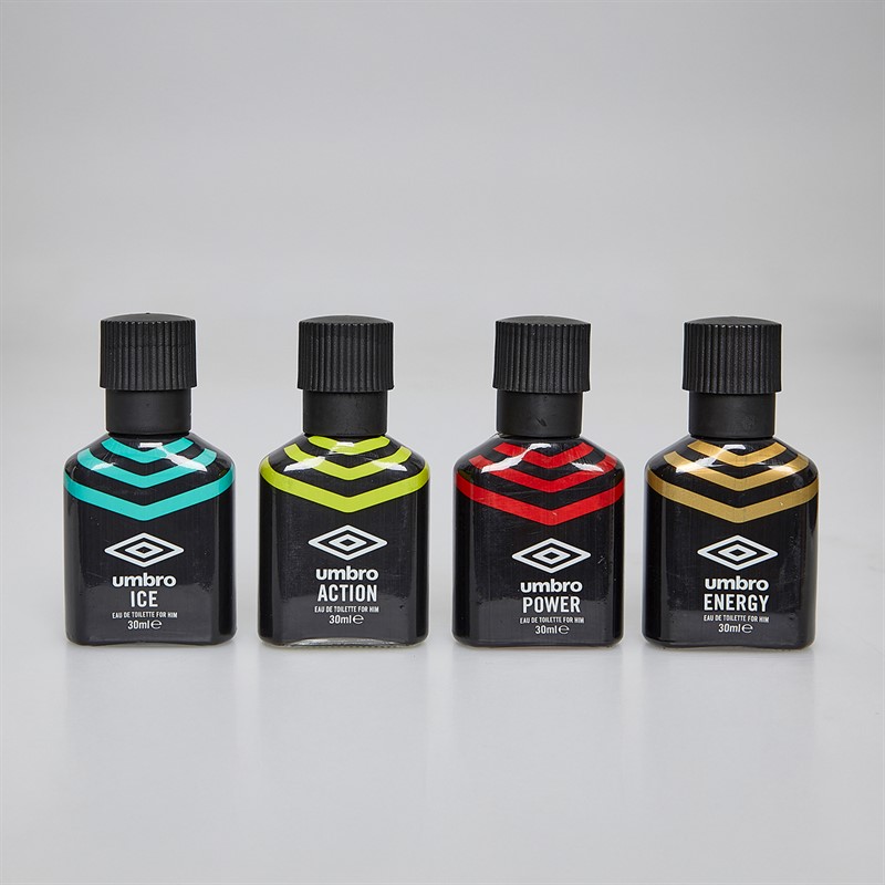 Umbro Mens Power Ice Energy And Action Mini Eau De Toilette Gift Set Multi