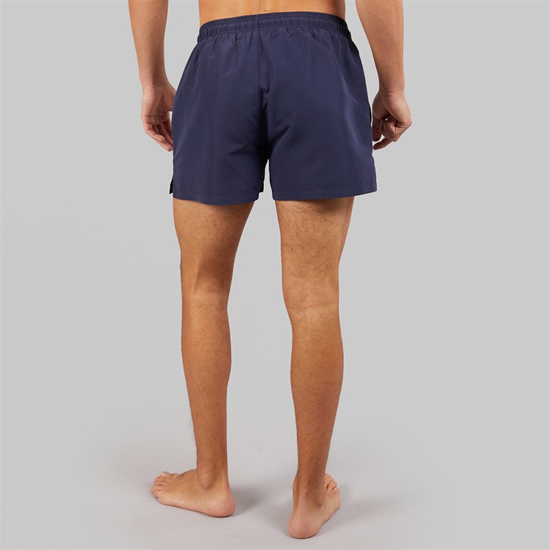 Umbro Mens Olympico Swim Shorts Dark Navy/Vermillion/White