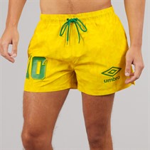 Umbro Herren Renn Badehosen Gelb/Grün