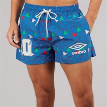 Umbro Herren Renn Badehosen Blau/Rot/Grün/Weiß