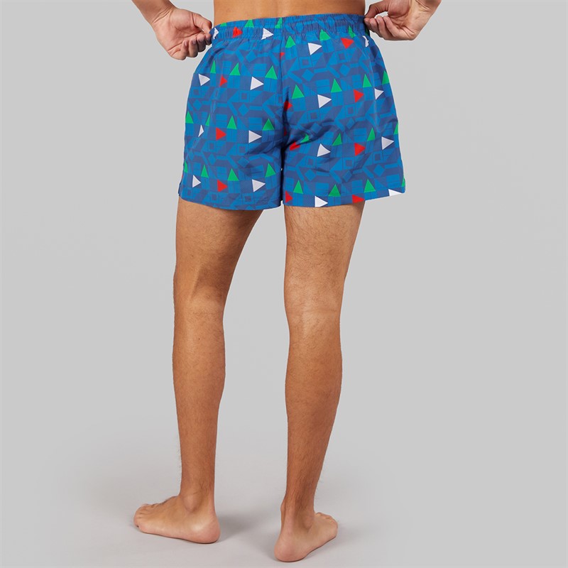 Umbro Herren Renn Badehosen Blau/Rot/Grün/Weiß