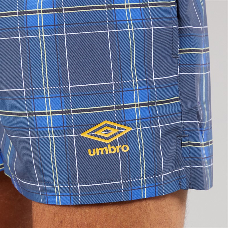 Umbro Mens Tartan Swim Shorts Multi