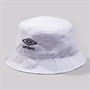Umbro Mens Olympico Bucket Hat White/Vermillion/Dark Navy