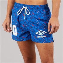Umbro Herren Renn Badehosen Blau/Rot/Weiß