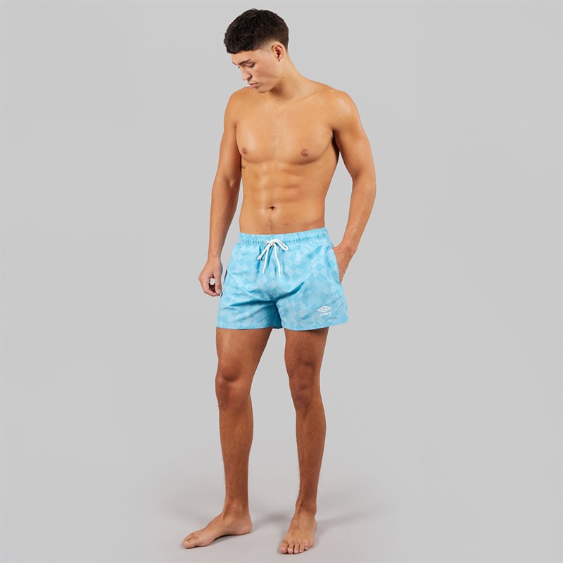 Umbro Mens Copa Swim Shorts Cool Blue