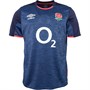 Umbro Mens England Rugby Short Sleeve Alternate Jersey Blue
