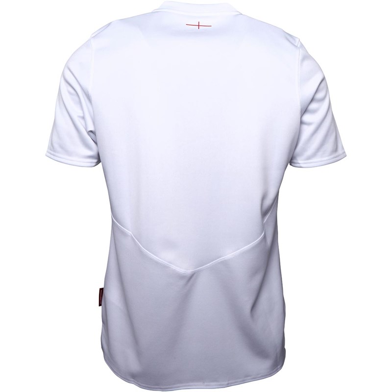Umbro Mens England Rugby Short Sleeve Home Jersey White/Red