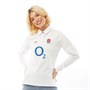 Umbro Womens England Rugby Classic Long Sleeve Home Jersey White