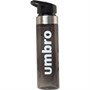 Umbro Mens 750Ml Flip Lid Water Bottle Black/Black/White