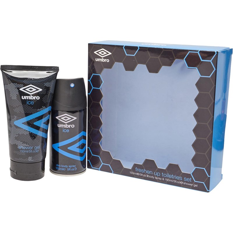 Buy Umbro Mens Duo Set 150ml Bodyspray & 150ml Shower Gel Ice