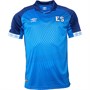 Umbro Heren El Salvador Home Voetbal Jersey Blauw