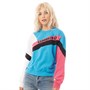 Umbro Womens Projects Diamond Crew Sweat Swedish Blue/Black/White/Sorbet