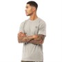 Umbro Mens Retro Taped T-Shirt Grey Marl/Black
