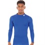 Umbro Heren Compression Top met Lange Mouwen Blauw