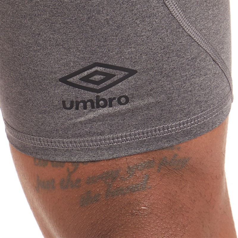 Umbro Mens Compression Shorts Grey