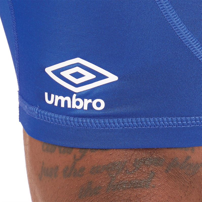 Umbro Mens Compression Shorts Blue