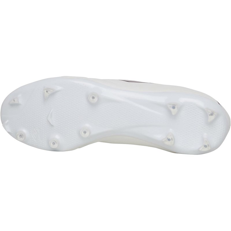 Umbro Mens Medusae II Premier FG Firm Ground Football Boots White/Plum/Nimbus Cloud