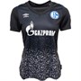 Umbro Damen S04 Schalke Third Fußball Trikot Schwarz