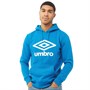 Umbro Heren Active Style Large Logo Hoodie Blauw