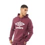 Umbro Sweat à Capuche Active Large Logo Homme Rouge