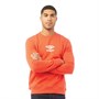Umbro Sweat Active Style Emblem Homme Rouge-Orange