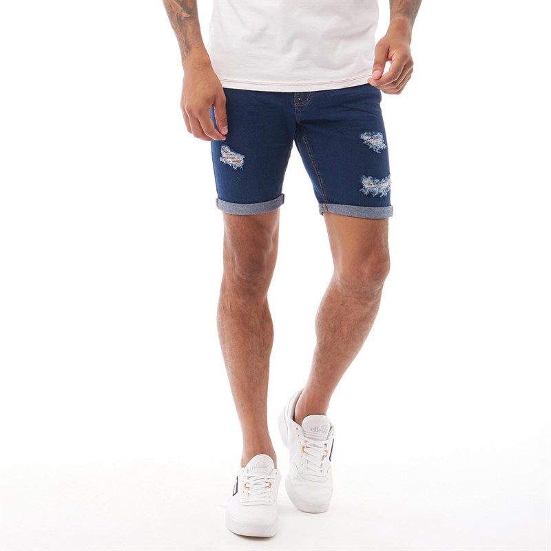 Ringspun Short en Jean Jupiter Homme Bleu