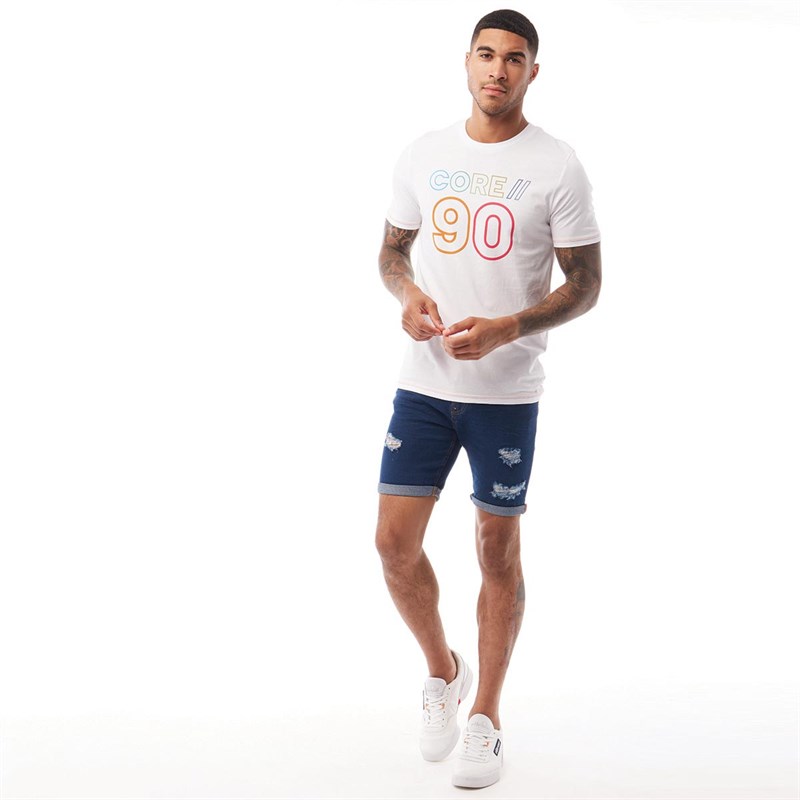 Ringspun Short en Jean Jupiter Homme Bleu