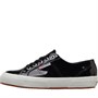 Superga Chaussures Basses 2750 Cuir Patent Femme Noir